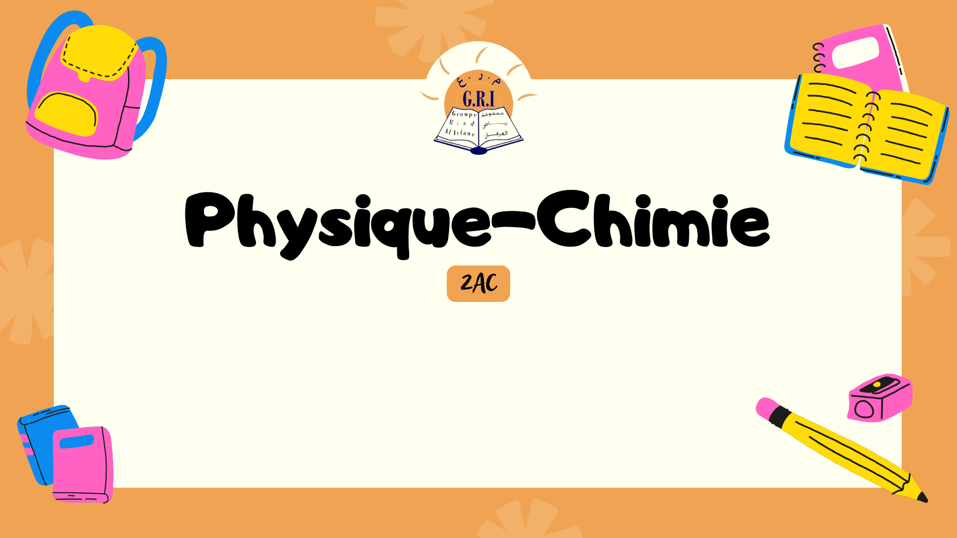  Physique-Chimie 2AC C_Pc08